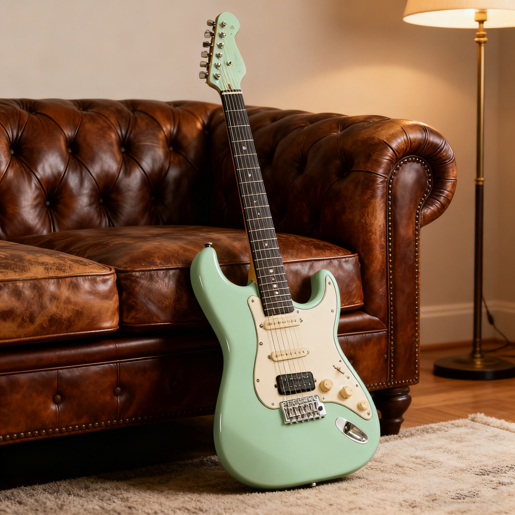 Beginner Electric Guitar, ST-Style, SSS/HSS Pickup Options