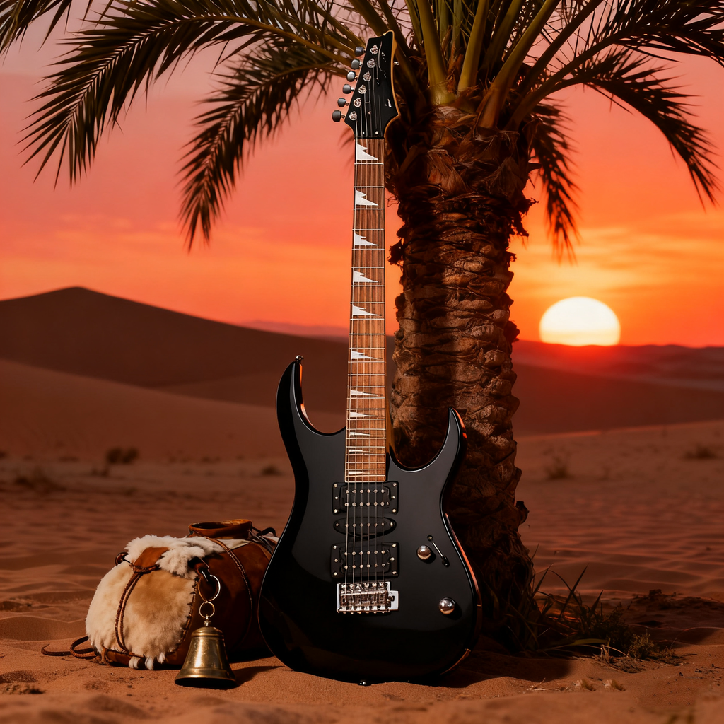 Beginner Electric Guitar, Maple Neck & Rosewood Fingerboard, Adult Practice Instrument