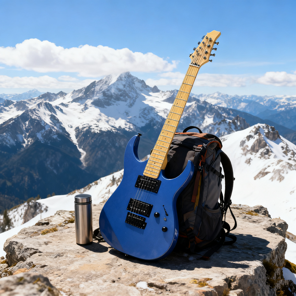 Solid Body Electric Guitar, Basswood Body, Rock & Metal Style