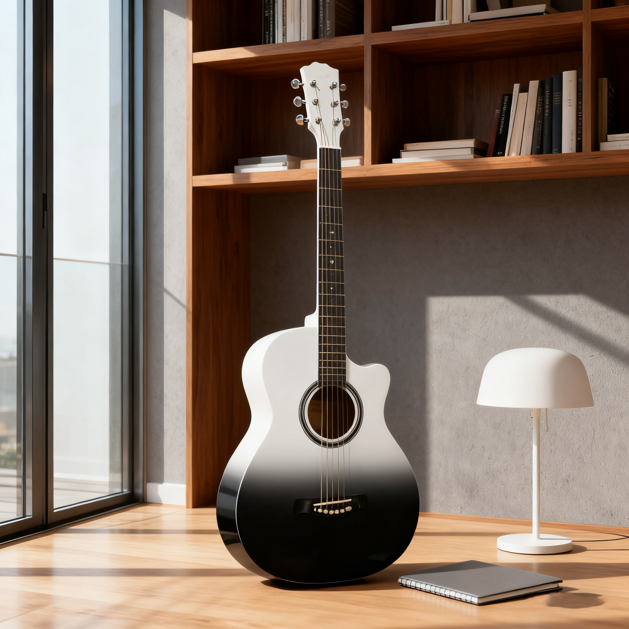 38-Inch Gradient Acoustic Guitar, Beginner Practice Guitar