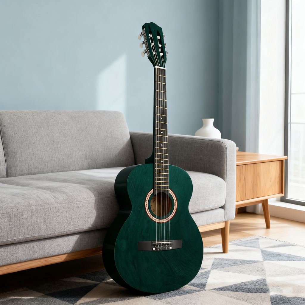39-Inch Classical Guitar, Beginner-Friendly Acoustic Guitar