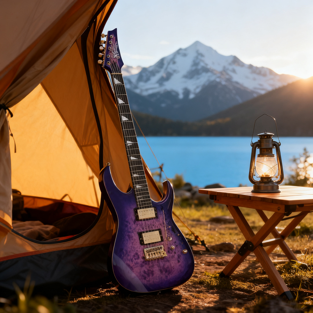 Electric Guitar with Fixed Bridge