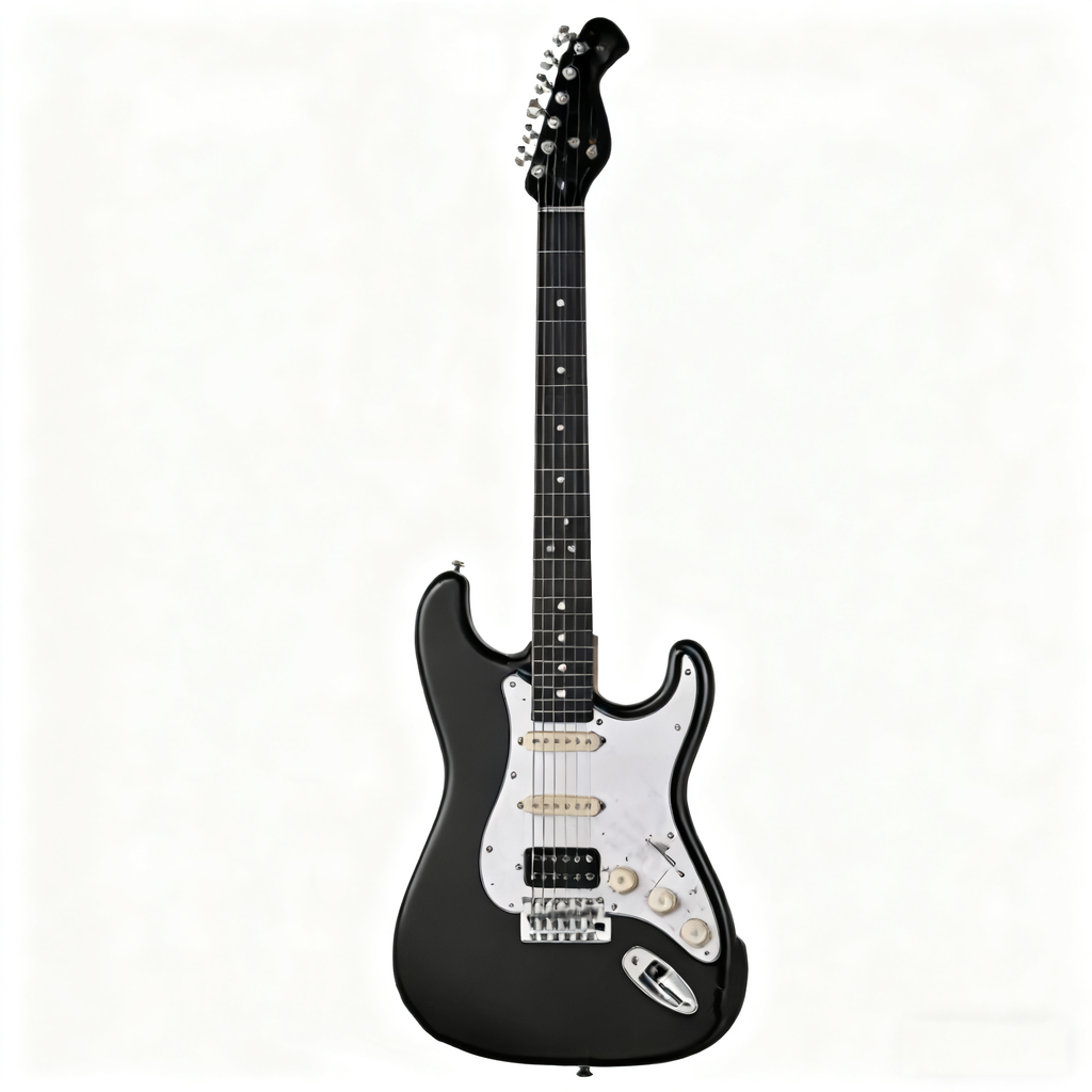 Beginner Electric Guitar, ST-Style, SSS/HSS Pickup Options