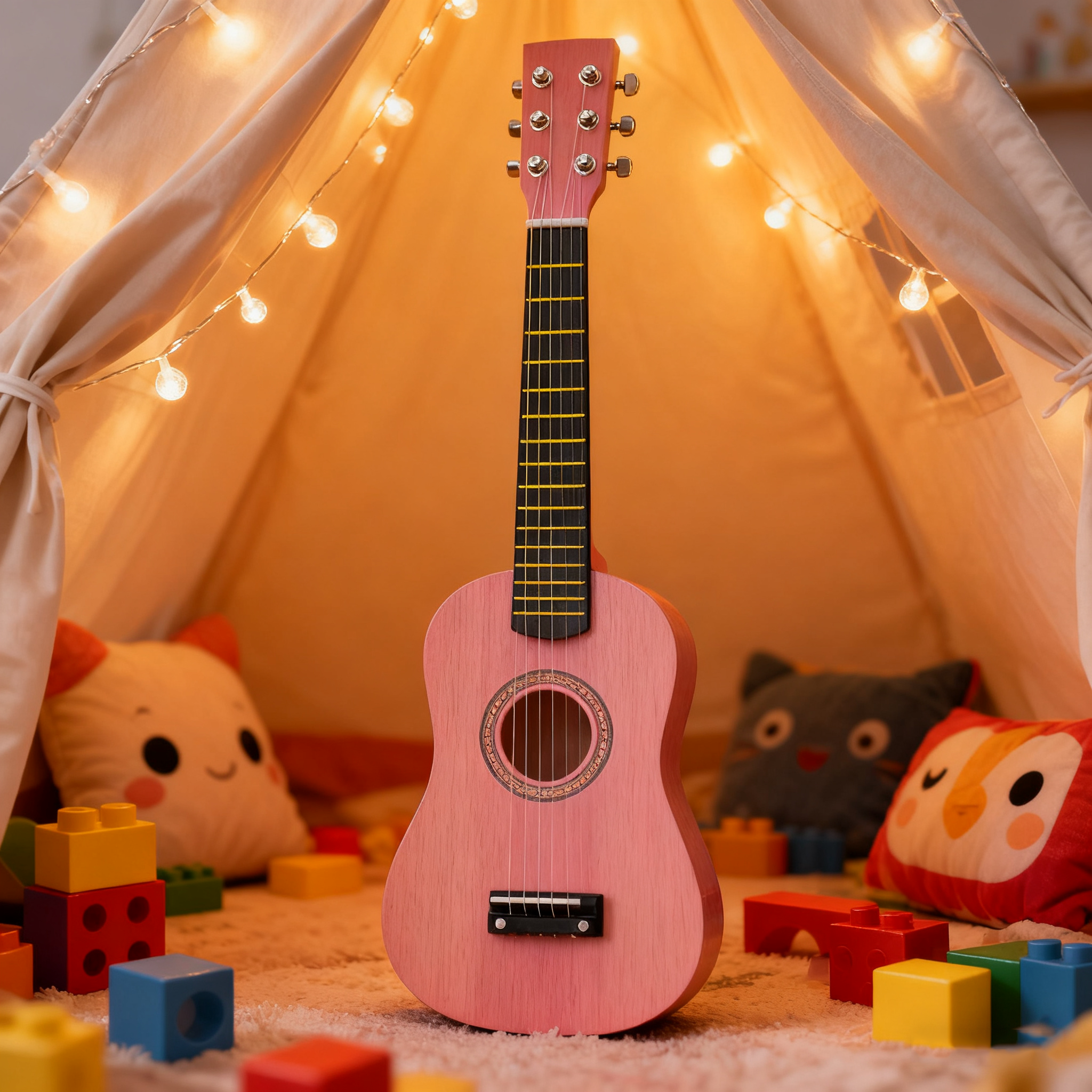 23-Inch Colorful Basswood Guitar for Beginners, Kids, and Learners