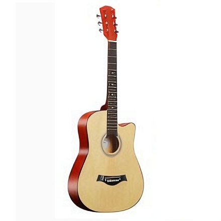 38-Inch Acoustic Guitar, Beginner Folk Guitar for Practice & Learning
