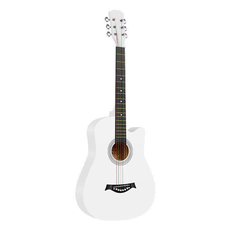 38-Inch Folk Acoustic Guitar, Beginner Practice Model
